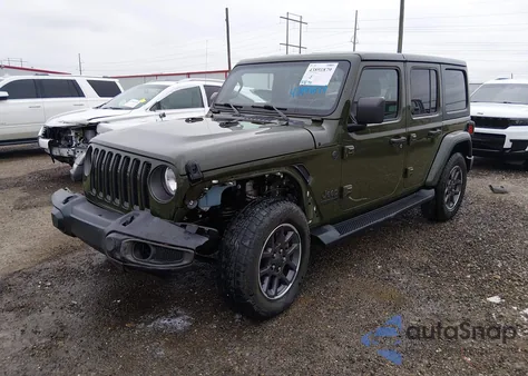 2021 Jeep Wrangler Unlimited 80Th Anniversary 4X4 from USA, damaged, VIN 1C4HJXDN0MW619828